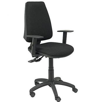 Piqueras y Crespo Elche Silla de Oficina, Tela, Negro, 109x46x46 cm