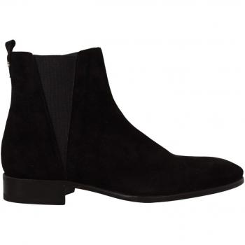 Dolce & Gabbana Black Suede Leather Chelsea Boots Shoes - EU44/US11