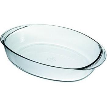 DURALEX - OVENCHEF - óvalo rebajador 36 cm x 25 cm - vidrio templado