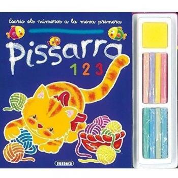 Escric els números a la meva primera pissarra