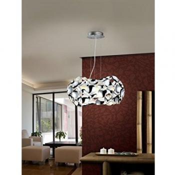 Lámpara Colgante LED Narisa Schuller, Ø 32 cm, Cromo