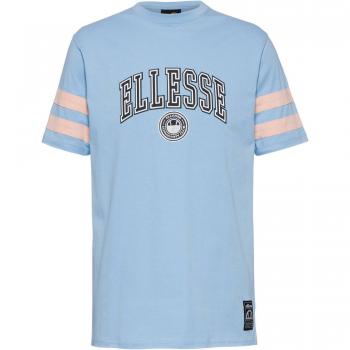 Ellesse Slateno Men's T-Shirt - Light Blue, Short Sleeve, Synthetic