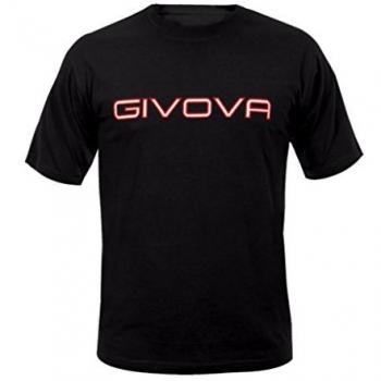 Givova Spot Cotton T-Shirt Unisex 3XL Black