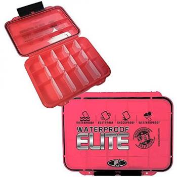 Caja Impermeable Molix Elite Waterproof 02, Equipo de pesca, Unisex Adulto, Color Rojo