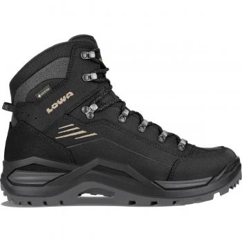 Botas de montaña Lowa Renegade Evo GTX Mid para hombre, color negro, tamaño 47