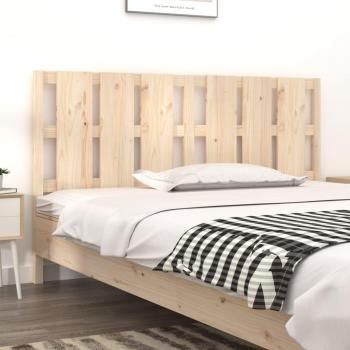 Cabecero de cama 185,5x4x100 cm madera maciza de pino