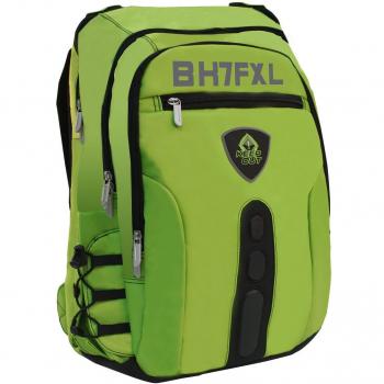 Keep Out BK7FGXL Mochila Gaming de 17, Color Verde, en Nylon e Imitación Piel