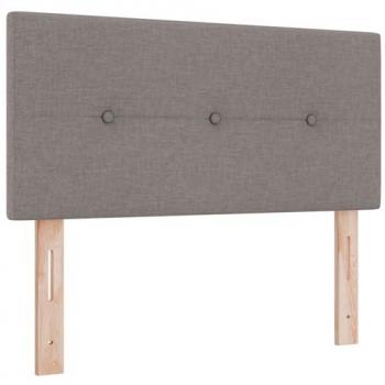 Cabecero LED Acolchado Taupe con Luces de Tira 100 cm Tela