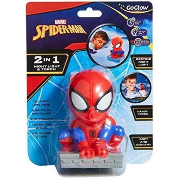 Worlds Apart Spider-Man Linterna y Luz de Noche, Azul
