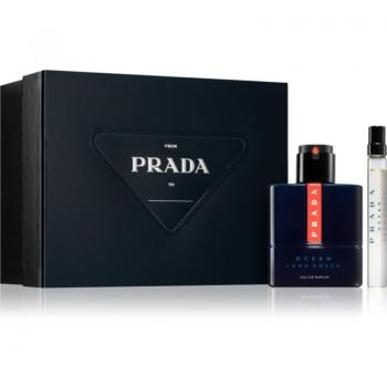 Prada Luna Rossa Ocean Set de Regalo para Hombre - Eau de Parfum Spray 50 ml + Travel Spray 10 ml