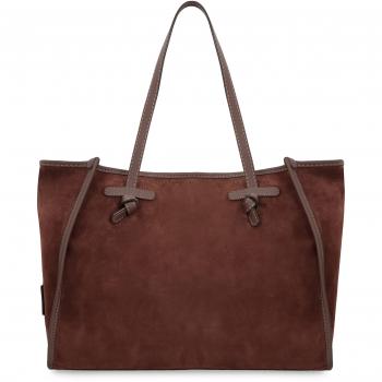 Gianni Chiarini Women's Marcella Suede Tote Bag in Brown - Size: One Size - Features leather handles