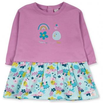Tuc Tuc - Vestido de bebé niña combinado de felpa Dragon Finder