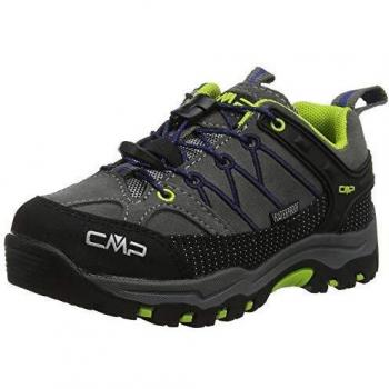Calzado Outdoor Campagnolo 3Q13244-35Ud gris para kids, Zapatillas CMP Rigel Low WaterProof gris claro infantil - 28, CMP Rigel zapatos de low rise senderismo unisex niños (Graffite