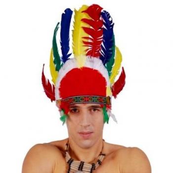 Penacho plumas Indio