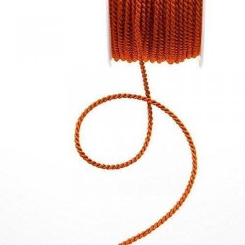 Deko und Band Acetato Cordón Marrón – 2 mm Ancho a 100 m Rollo – 211001 05 de R 002