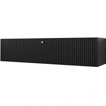 Mueble TV Hartford H102, 150 x 34 x 40 cm, color negro