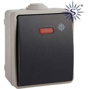 Conmutador Luminoso Estanco IP54 (Retractilado) Solera 3303IL