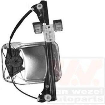 Elevalunas eléctrico VAN WEZEL 7641261 con placa de desmonte sin motor para ventana delantera izquierda