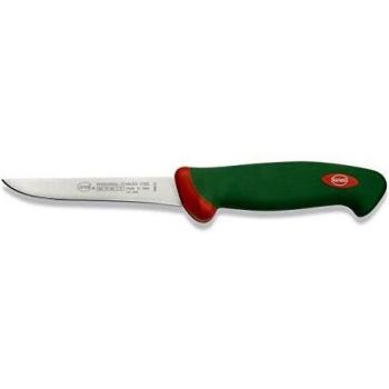 Sanelli Línea Premana Professional,Cuchillo Deshuesador Cm.12 ,Acero Inoxidable,Verde y Rojo,25x3.0x4.0 cm