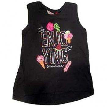 boboli Enjoying - Camiseta de tirantes con purpurina para niña Fantasía 5 años