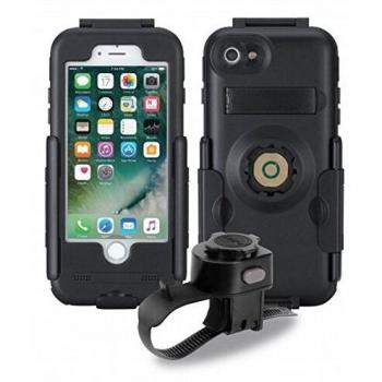 Tigra Sport BikeConsole Fitclic Bike Kit - Carcasa Resistente al Agua y Soporte para iPhone 7, Color Negro