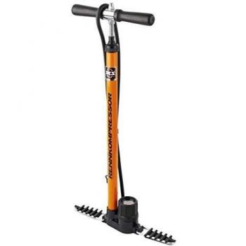 SKS Rennkompressor Stand Pump Orange - Floor Pump with Eva Head, male fitting