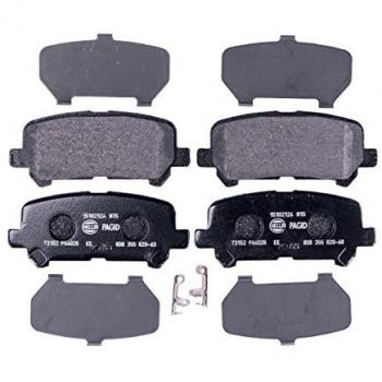 Juego de pastillas de freno HELLA 8DB 355 020-601 con sensor de advertencia para Honda y Acura