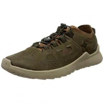 KEEN Men's 1022662_42 Low-Top Sneakers, Dark Olive Plaza Taupe, 8 UK