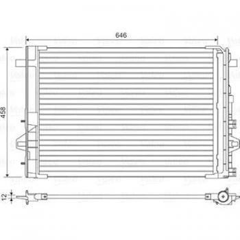Condensador de aire acondicionado VALEO 814035, tipo de producto: condensador, características: compatible con sistemas de aire acondicionado, diseño optimizado para un mejor rendimiento térmico, fabricado con materiales de alta calidad para mayor dura