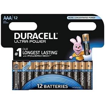Duracell - Pila Alcalina - AAAx12 Ultra Power