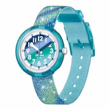 Flik Flak - Reloj de niña Organized Chaos FPNP153 de PET verde