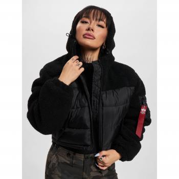 Alpha Industries Women's Puffer Jacket - Black Regular Fit