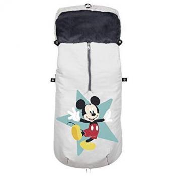 Saco Cochecito Universal Mickey Geo Invierno Suave y Antialérgico, Desmontable y de Doble Apertura