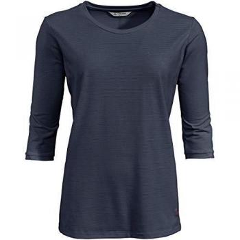 VAUDE Camiseta de Mujer Skomer 3/4, Mujer, 41800, Eclipse, 46