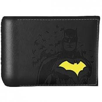 Cartera Billetera Premium Batman, Monedero 13x2x9 cm, Unisex, Tarjetero, Producto Oficial (CyP Brands)