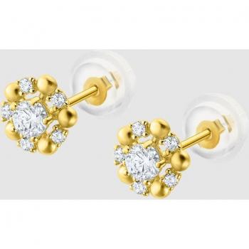 Pendientes Time Road HIN00240 Oro Mujer
