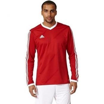 adidas Tabe 14 LS Jsy - Camiseta para hombre, color rojo / blanco, talla 3XL