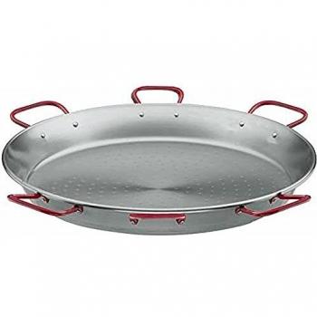 Lacor - 63130 - Paellera Steel Pro De Hierro 200 cms. 6 Asas
