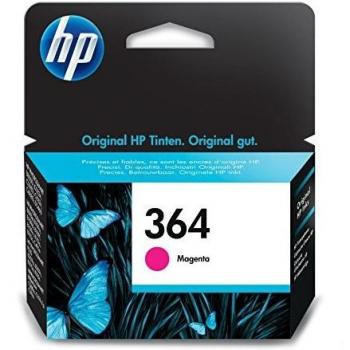 Cartucho de tinta HP 364 Magenta para impresoras Photosmart C5380, C6380, D5460 y Pro B8550