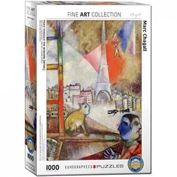 Eurographics 1000-Piece Puzzle: Marc Chagall's Paris Through the Window