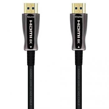 AISENS A153-0515 Cable HDMI V2.1 AOC ultra alta velocidad/HEC 8K@60Hz 4K@120Hz 4:4:4 48Gbps, A/M-A/M, negro, 10m