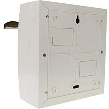 BeMatik - Caja de distribución eléctrica SPN 8M IP40 de Superficie de plástico ABS