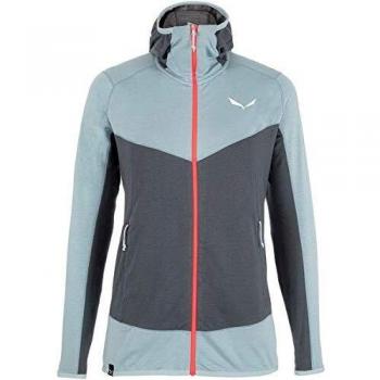 SALEWA Light Micro Pl W FZ Sudadera, Mujer, Ombre Blue Melange/0345, XS