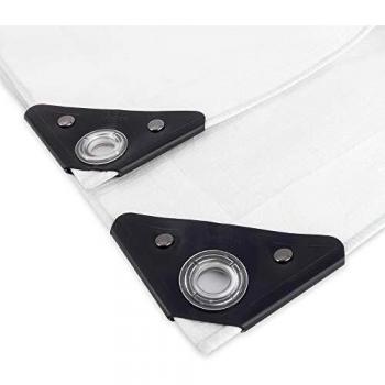 Noor 0400303SXXNW Lona, 3m x 3m, 200 g / m², Blanco