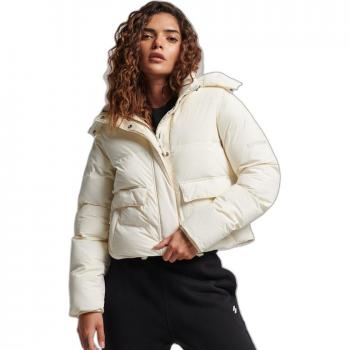 Chaqueta de Plumas Boxy para Mujer Superdry Riff White XL