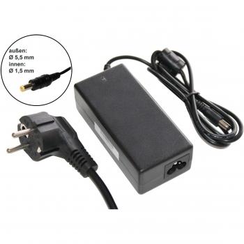 CARGADOR para ordenador PORTÁTIL 19V, 3.42A, 65W compatible con ACER Travelmate 353TEV, 354, 354TE, 354TEV etc. susttiuye PA-1700-02