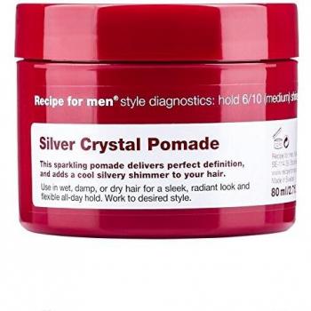 Receta para Hombres plateado cristal Pomade