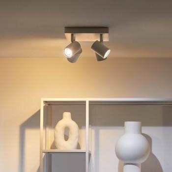 WiZ LED downlight de techo Imageo, 4 luces cuadradas blancas