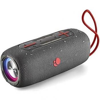 NGS Roller Nitro 3 Portable Bluetooth Speaker - 30W, IPX5 Water Resistant, TWS, AUX In, FM Radio - Black