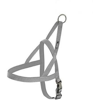 Arnés de neopreno gris 15mm x 54-60cm para perros